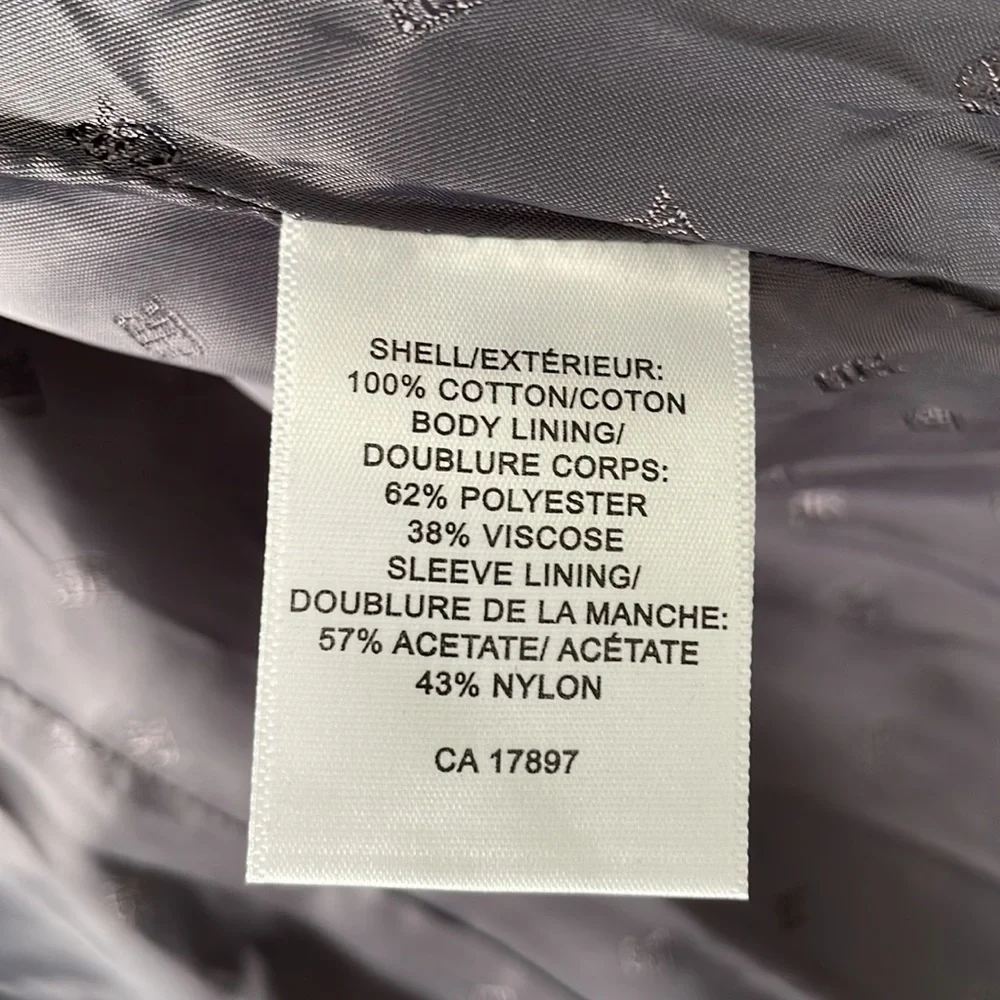 NWT Banana Republic Water Resistant Trench Coat - Picture 7 of 11